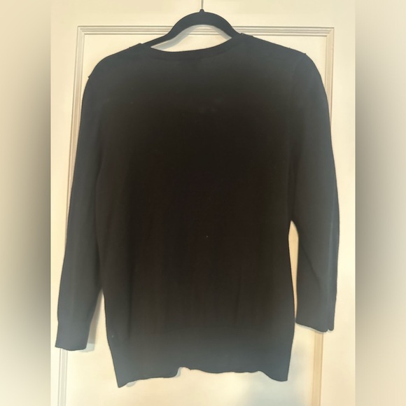 Black Button Up Cardigan, Size XL - Picture 4 of 5